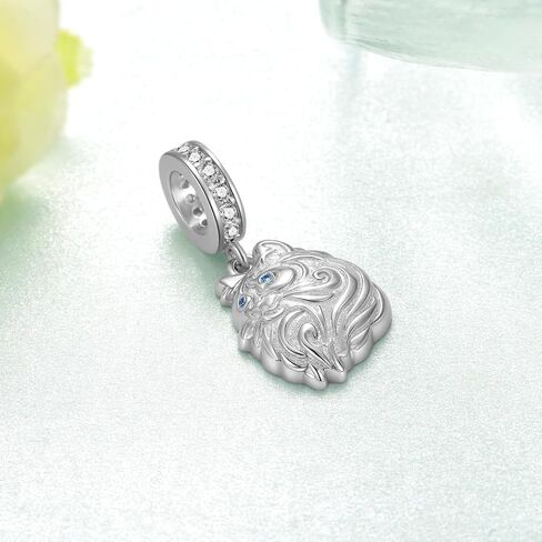 Ragdoll Cat 925 Sterling Silver Cat Charms for Bracelets Animal Jewelry Gifts for Women in Kuwait
