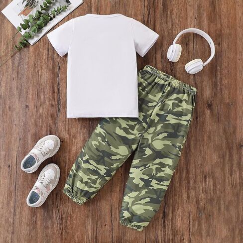 Tween Girl Clothes 2 Piece Outfit Summer Short Sleeve Top + Jogger Pants Spring Fall Clothing Set Size 4-14 Years in Saudi Arabia