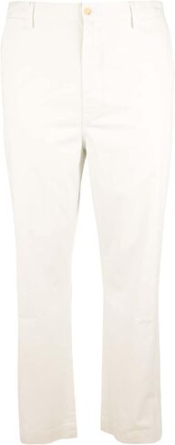 POLO RALPH LAUREN Men's Big and Tall Stretch Classic Fit Twill Chino Pants White 46BX30 in Kuwait