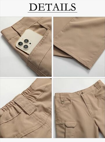 Zaitun Mens Casual Cargo Pants Lightweight Athletic Trousers Multi-Pocket Workout Hiking Pants Outdoor Work Tactical Pants in Saudi Arabia