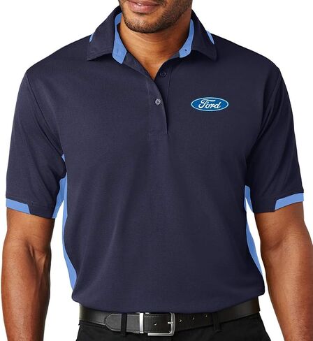 Buy Cool Shirts Mens Ford Mustang GT UV Polo Shirt in Saudi Arabia