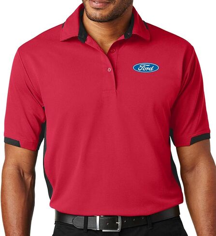Buy Cool Shirts Mens Ford Mustang GT UV Polo Shirt in Saudi Arabia
