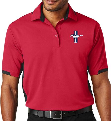 Buy Cool Shirts Mens Ford Mustang GT UV Polo Shirt in Saudi Arabia