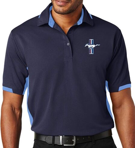 Buy Cool Shirts Mens Ford Mustang GT UV Polo Shirt in Saudi Arabia