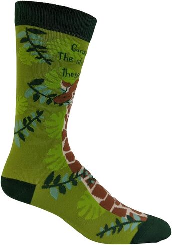 Crazy Dog T-Shirts Women's Gonna Eat The Shit Out of these Plants Socks Funny Giraffee Vegan Vegetarian Novelty Footwear Funny Gift for Casual Wear in Kuwait