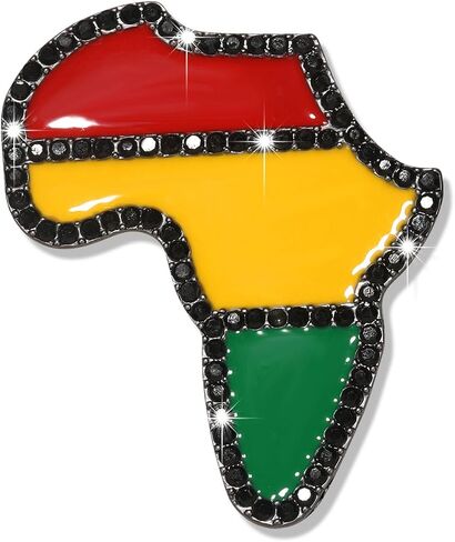 دبابيس الأفريقية للنساء Juneteenth دبابيس بروش المينا التاريخ الأسود أفريقيا خريطة دبابيس الأسود الملكة السلطة قبضة التلبيب دبابيس التاريخ الأسود شهر Juneteenth الأفريقي مجوهرات اكسسوارات ملابس هدايا الحفلات in Kuwait