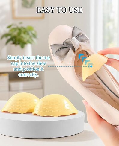 6 Pair Shoe Fillers for Too Big Shoes, Toe Cushion Reducer Inserts Make Shoes Fit for Men and Women (Half Size Too Big) in Saudi Arabia
