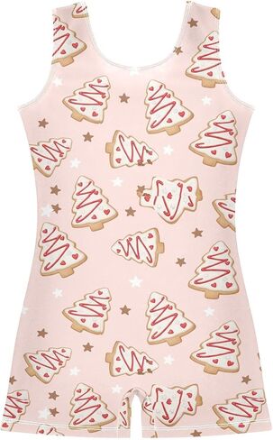 VIGTRO Girls Gymnastics Leotards Sleeveless Dance Unitards One-Piece Active Biketards with Shorts Tumbling Outfit 2-10T in Saudi Arabia