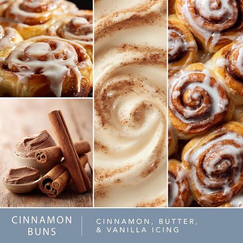 ScentSationals Cinnamon Buns Fragrance Oil Plug In Air Freshener Refills 3-Pack - Works with Scentsationals Wall Plugs, Long-Lasting Home Fragrance, 0.8 fl oz Each, Packaging May Vary in Kuwait