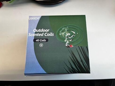 80 Pack Natural Essential Oil Scent Coils, Outdoor Yard Aroma Fragrance Coils with 4 Holders & 8 Stands in Saudi Arabia