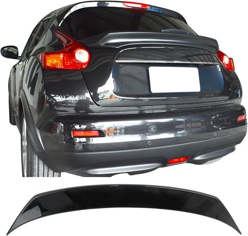 Ikon Motorsports ، Trunk Spoiler متوافق مع 2015-2017 Nissan Juke ، Ikon Style ABS Painted #KH3 Black Obsidian الخلفية الخلفية in Kuwait