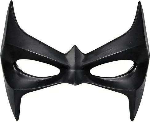 Voyiparty Bat Eye Mask, Black Halloween Adult Costume, Party Character Makeup for Dance Party Cosplay Props, Standard Size in Saudi Arabia