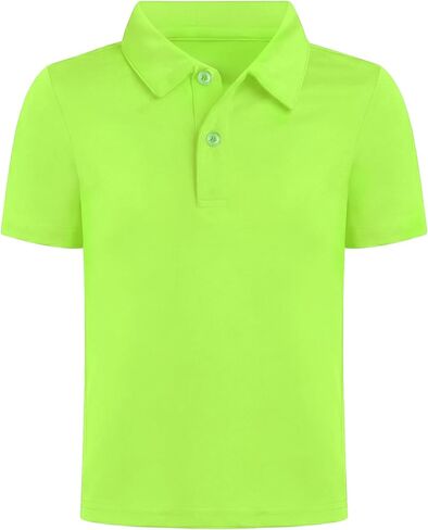 Youth Boys Short Sleeve Polo Shirts for Girls Collared Performance School Uniform Shirts for Casual Golf in Saudi Arabia