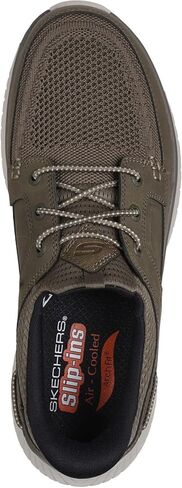 Skechers - مقاس مريح للرجال: حذاء Arch Crosser - Dermot سهل الارتداء، اللون كاكي، المقاس: 9 M US in Kuwait
