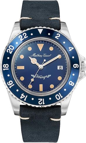 Mathey-Tissot Rolly Vintage Blue Dial Mens Watch H900ALBU in Saudi Arabia