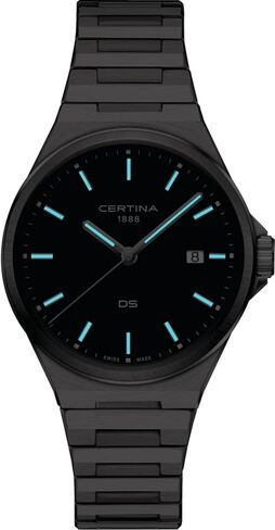 Certina, Mens, DS 7 Gent Std Quartz, 39, mm, Steel, Quartz, Precidrive, Watch, Green, Steel, C0434101109100 in Kuwait
