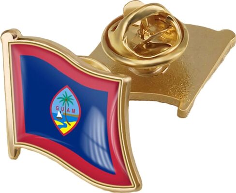 1PCS National Flag2 Enamel Pin Brooch, Gold-Plated Metal, 1.8 x 1.9 cm in Saudi Arabia