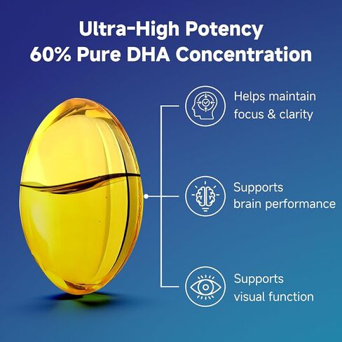 Omega-3 Fish Oil Mini Softgels, 1120mg Omega 3 with DHA + EPA - Burpless, Easy-to-Swallow - Supports Heart, Brain & Eye Health - with Vitamin D3 & E - Wild-Caught, Non-GMO-120 Softgels in Saudi Arabia