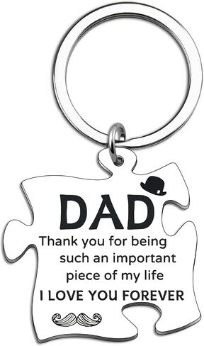 Cool Father s Day Gift for Dad Keychain Happpy Fathers Day Gift From Daughter Son Dad Birthday Gifts for Him Dads Papa Key Chain Gifts For Father Daddy Papa in Saudi Arabia