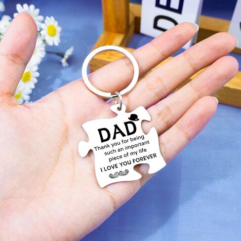 Cool Father s Day Gift for Dad Keychain Happpy Fathers Day Gift From Daughter Son Dad Birthday Gifts for Him Dads Papa Key Chain Gifts For Father Daddy Papa in Saudi Arabia