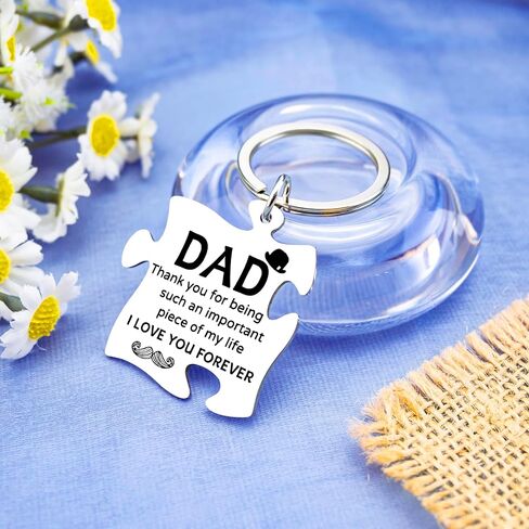Cool Father s Day Gift for Dad Keychain Happpy Fathers Day Gift From Daughter Son Dad Birthday Gifts for Him Dads Papa Key Chain Gifts For Father Daddy Papa in Saudi Arabia