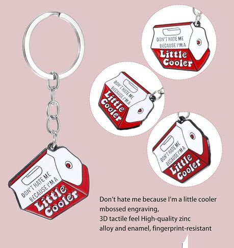 2 Pcs Keychain Cool, Metal Enamel Novelty Keychains for Women&Men, Cool Unique KeyChains for Keys, Backpack, Purse Accessory in Saudi Arabia