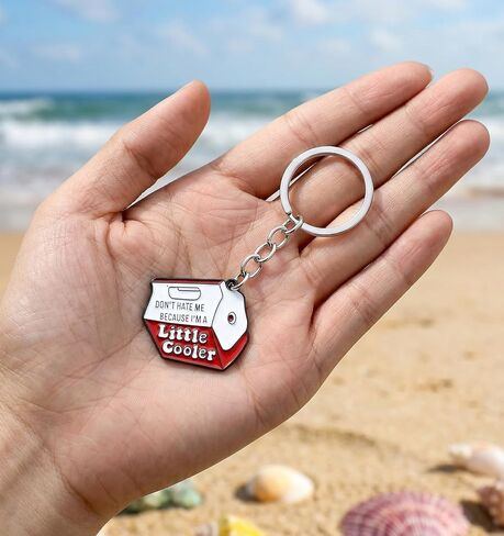 2 Pcs Keychain Cool, Metal Enamel Novelty Keychains for Women&Men, Cool Unique KeyChains for Keys, Backpack, Purse Accessory in Saudi Arabia