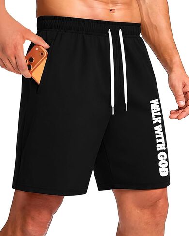 Men's Hawaiian Print Beach 8" Shorts Shorts Animal & Faith Graphic Swim Trunks for Summer Vacation Pool Party in Saudi Arabia