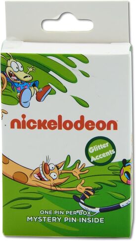 Nickelodeon Show Title Logos Mystery Enamel Pin Blind Box Series أو SpongeBob SquarePants أو Rugrats أو CatDog أو Invader Zim أو Hey Arnold أو Rockos Modern Life in Kuwait