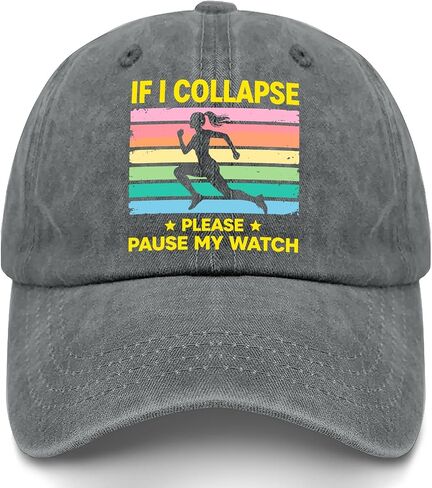 If I Collapse Please Pauses My Watch Hat for Women Vintage Washed Distressed in Kuwait