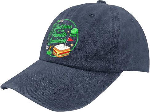 Just Here for the Pimento Cheese Sandwich Hats for Mens Aesthetic Washed in Kuwait