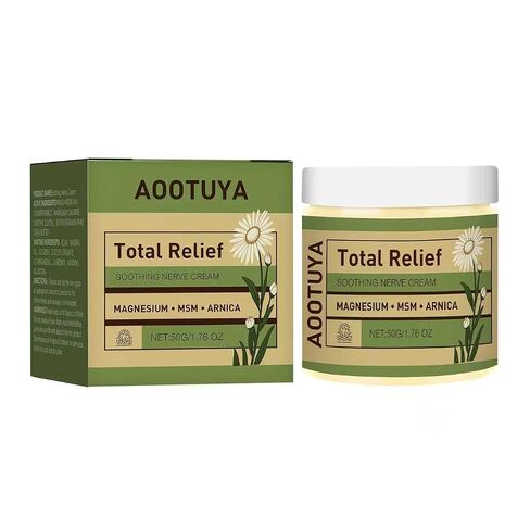 Total Relief Gentle Magnesium Cream with MSM and Arnica, Fast-Absorbing, for Comfortable Nerves and Daily Comfort, 4 Fl Oz in Saudi Arabia