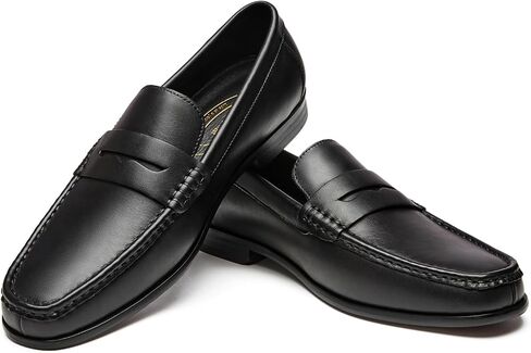 Journey West Mens Dress Shoes Slip on Penny Loafers for Men Black 13 in Saudi Arabia
