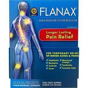 Flanax Pain Reliever Tablets 2ct Retail Dispenser in Saudi Arabia