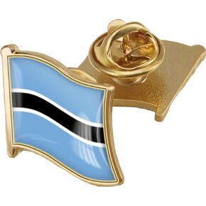 1PCS National Flag1 Enamel Pin Brooch, Gold-Plated Metal, 1.8 x 1.9 cm in Saudi Arabia
