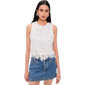 alice + olivia Women's Amal Lace Tank in Kuwait
