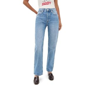 RE/DONE Women's High Rise Rigid Loose Jean in Kuwait