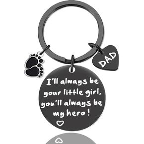 Fathers Day Birthday Gifts From Daughter Keychain Best Dad Gifts Father's Day Christmas Valentines Gift Ideas for Men Dads Husband Step Dad in Saudi Arabia