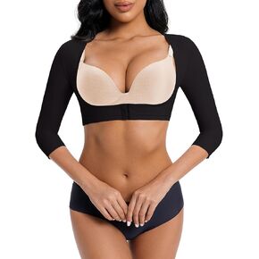 Arm Shaper for Women Post Surgical Slimming Sleeves Compression Shirt Posture Corrector Tops Shapewear in Saudi Arabia
