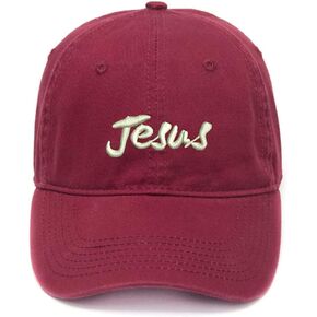 Embroidery Hat Cotton Embroidered Casual Men's Baseball Cap Jesus in Saudi Arabia