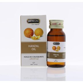 Hemani Hanzal Oil 30ml - Edible Food Grade, Internal & External Use, Natural Health Supplement & Skin/Hair Care in Saudi Arabia