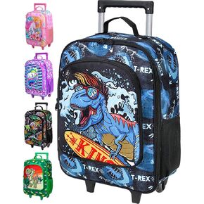 WZLVO Kids Luggage for Boys, Cute Dinosaur Rolling Wheels Suitcase for Toddler Children in Saudi Arabia