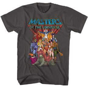 Masters of The Universe TV Series The Whole Group Gang Adult T-Shirt Tee in Kuwait