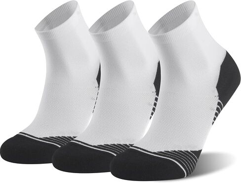 HUSO Compression Ankle Running Socks: Athletic Socks for Men Women with Cushion,Work Hiking Basketball Sport Socks 3 Pairs in Saudi Arabia