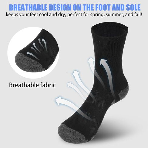 30Pairs Mens Crew Socks Long Athletic Running Socks for Men Workout Breathable Sock Unisex Casual Sock for Men Women Sports Work in Saudi Arabia