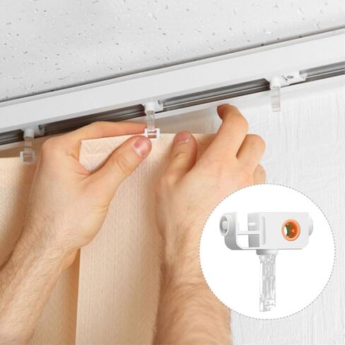 20 PCS Vertical Blinds Replacement Stems and Gears – Ideal for Standard Vertical Blinds,Easy Snap-On Installation in Saudi Arabia