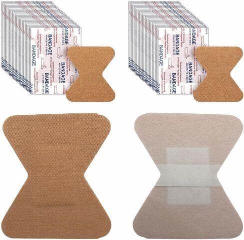 Flexible Fabric Fingertip Bandages – Latex-Free Breathable Adhesive Bandages with Non-Stick Pad, Stretch Fabric for Finger Wound Care & Infection Protection (100 Pack) in Saudi Arabia