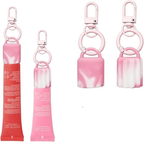 Lip Gloss Holder Keychain for Summer Fridays Lip Balm Holder Keychain, Key Chain Cap Accessories in Kuwait
