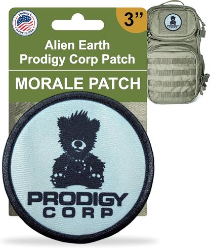 Prodigy Corp Morale Patch by RedheadedTshirts | Hook and Loop Alien Patches for Your Plate Carrier, Backpack, hat, Backpack, Rucksack, Tactical Gear 2x3 Made in the USA in Kuwait