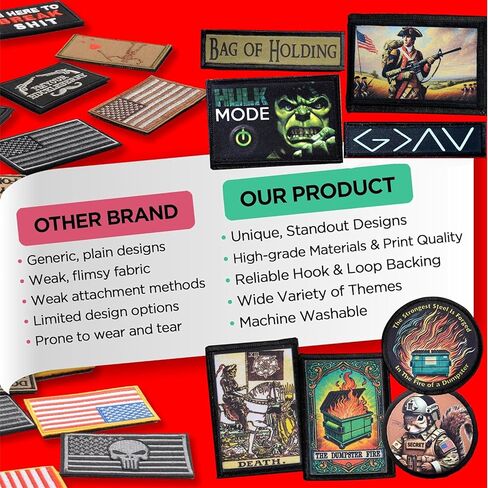 Prodigy Corp Morale Patch by RedheadedTshirts | Hook and Loop Alien Patches for Your Plate Carrier, Backpack, hat, Backpack, Rucksack, Tactical Gear 2x3 Made in the USA in Kuwait